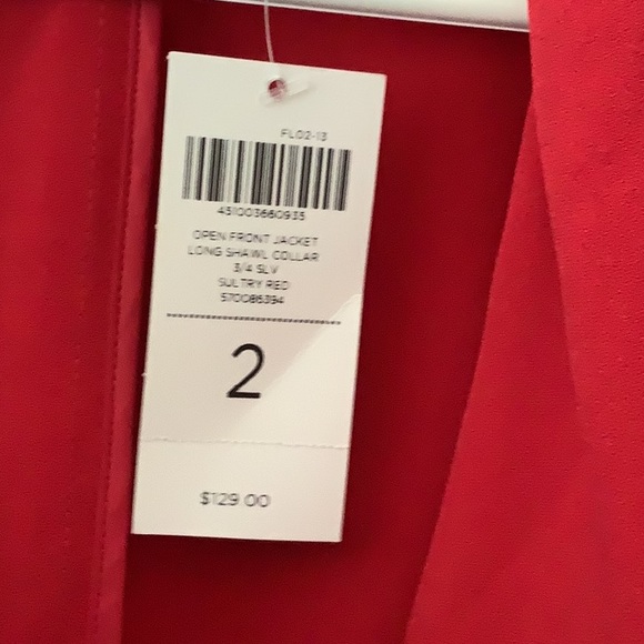 Chico red blazer NWT - Picture 6 of 8